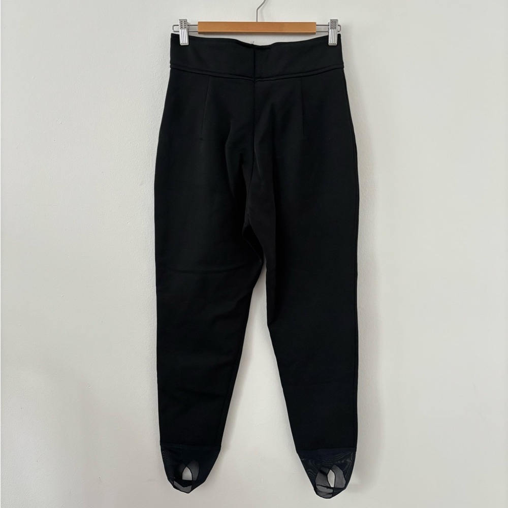 Black Vintage Stirrup Ski Pants/Leggings